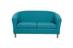 ColourMatch Regular Fabric Tub Sofa - Lagoon